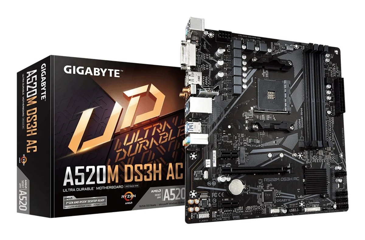 Płyta główna Gigabyte A520M DS3H AC Socket AM4