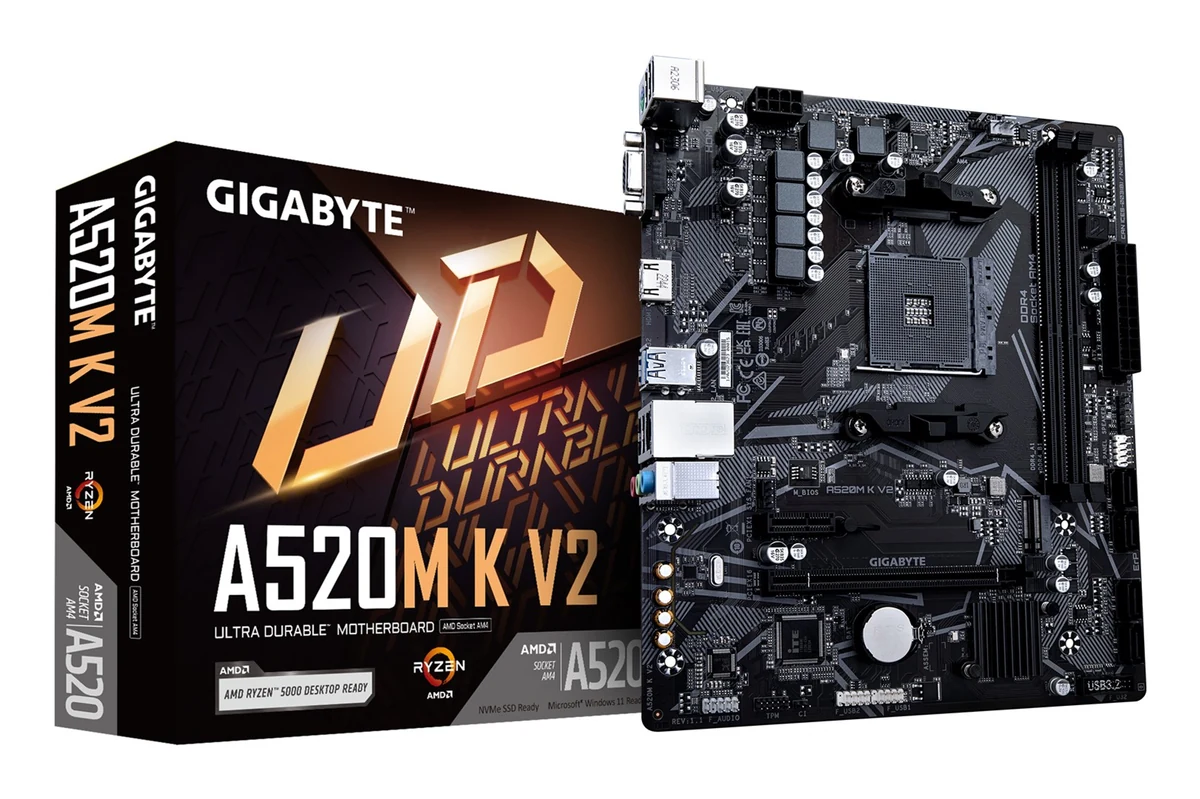 Płyta główna Gigabyte A520M K V2 Socket AM4
