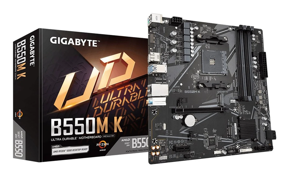 Płyta główna Gigabyte B550M K Socket AM4