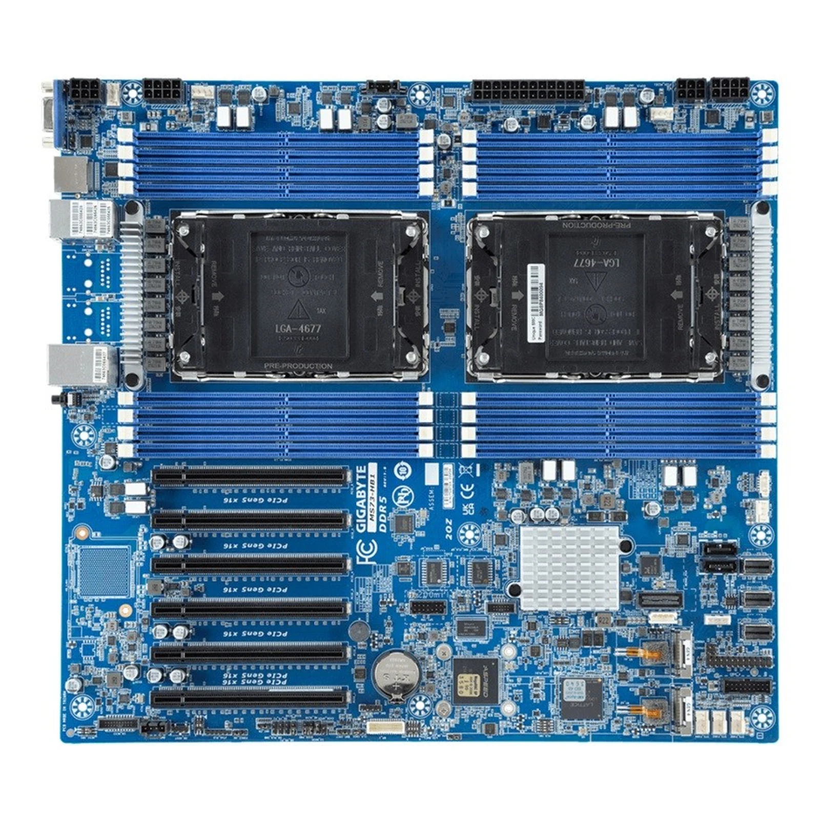 Płyta główna Gigabyte MS73-HB1 2x LGA4677 Intel Xeon — zdjęcie 1 z 4