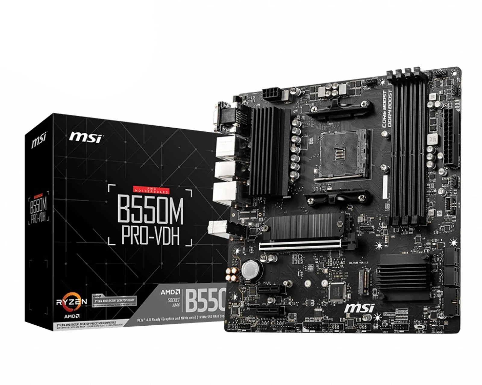 Płyta główna MSI B550M PRO-VDH AM4 — zdjęcie 1 z 5