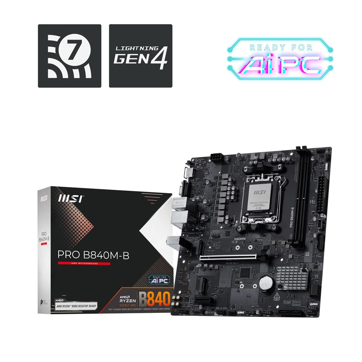 Płyta główna MSI PRO B840M-B Socket AM5