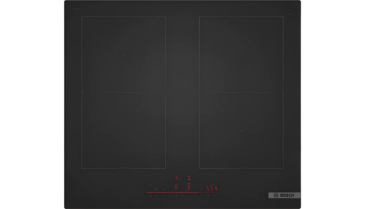 Płyta indukcyjna Bosch PVQ61CHB1E Serie 6 60 cm | 4 pola | PowerBoost | CombiZone | czarny mat | bezramkowa (OUTLET)