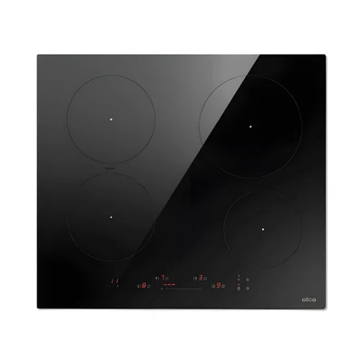 Płyta indukcyjna ELICA Primis 604 Plus BL, 60 cm, 4 strefy grzewcze, czarne szkło
