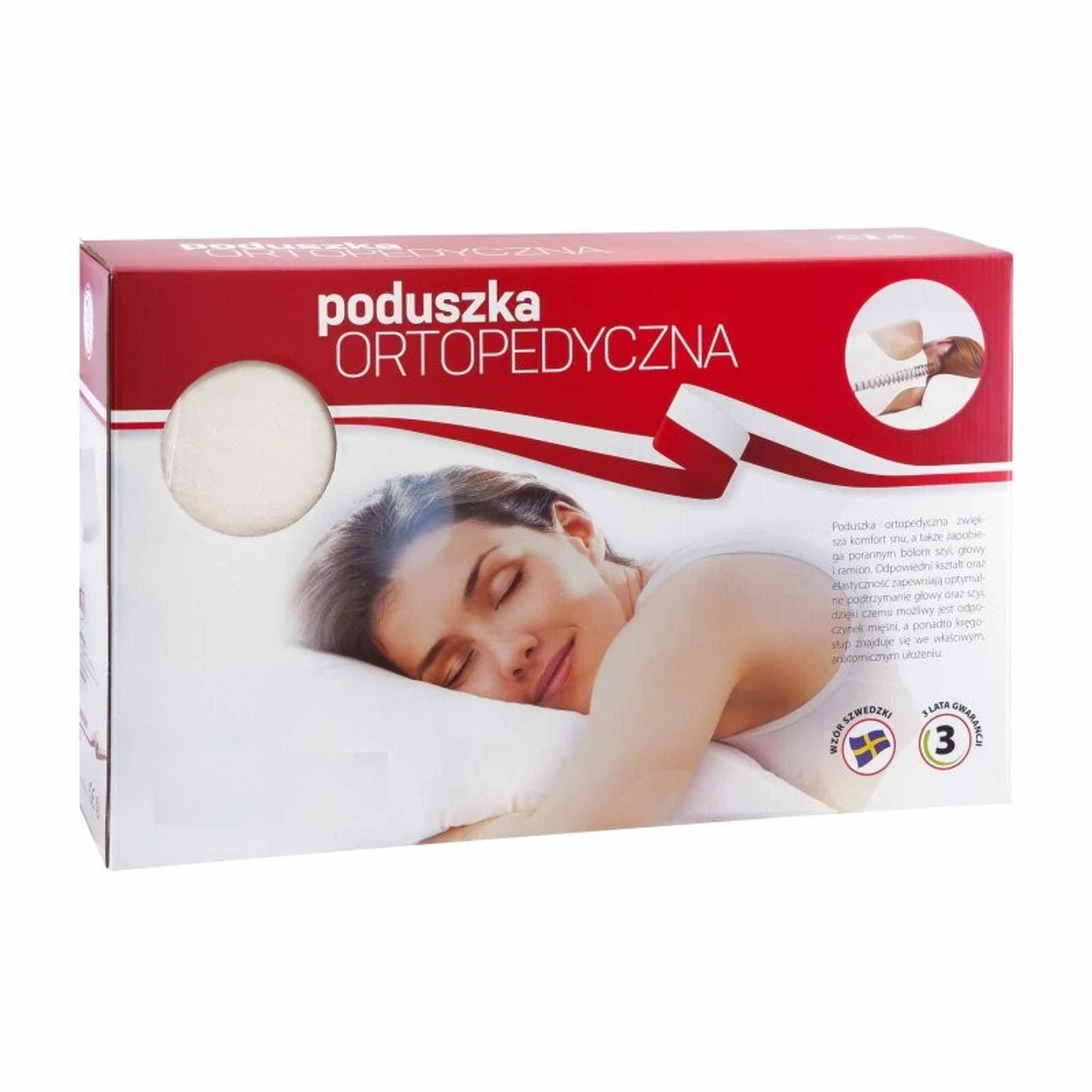 Poduszka profilowana AT03002 z pianki memory