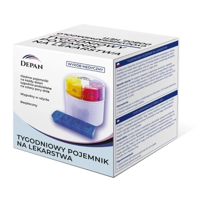 Pojemnik na lekarstwa 4 pory dnia