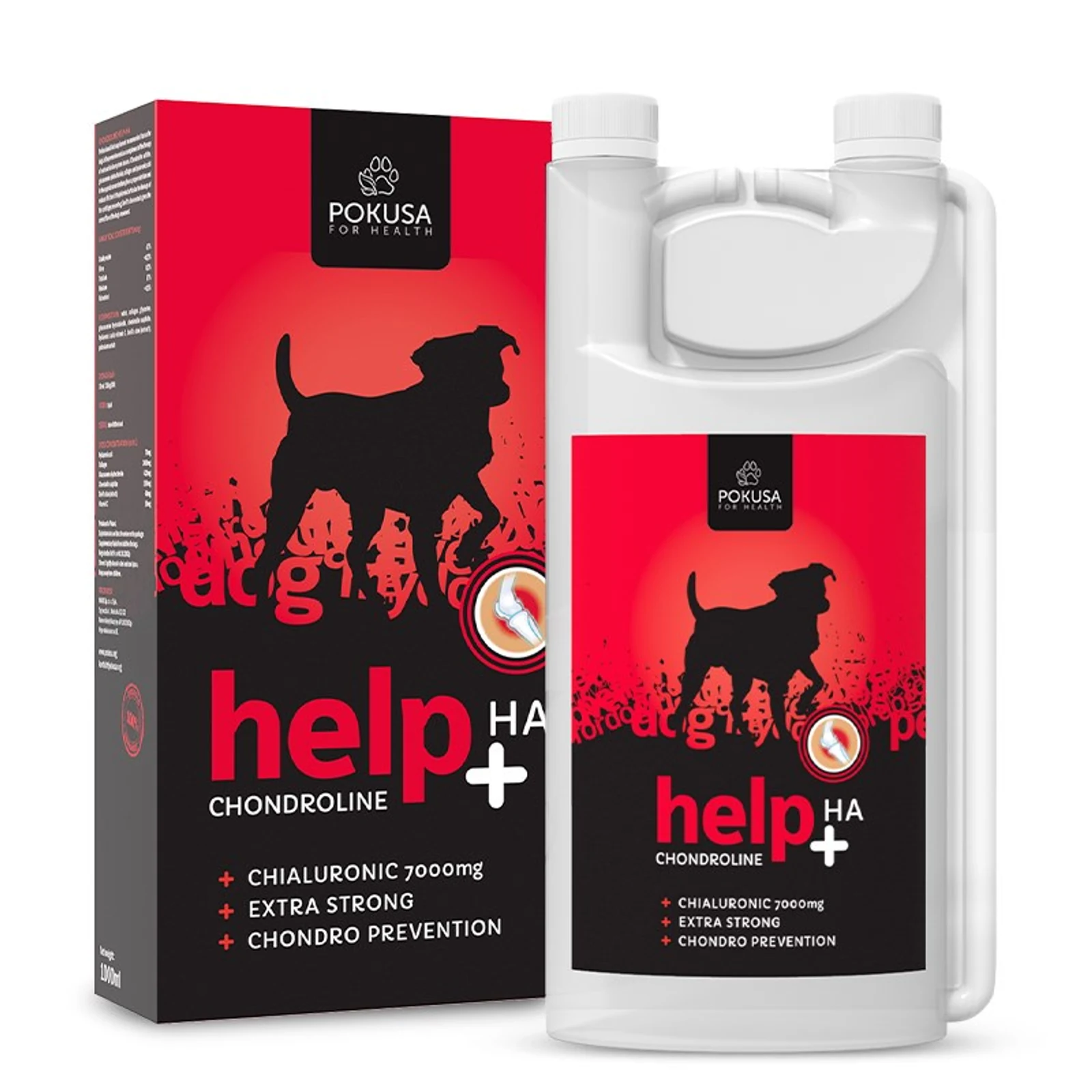 Chondro Line HELP + HA 1000ml - Wsparcie stawów dla psa
