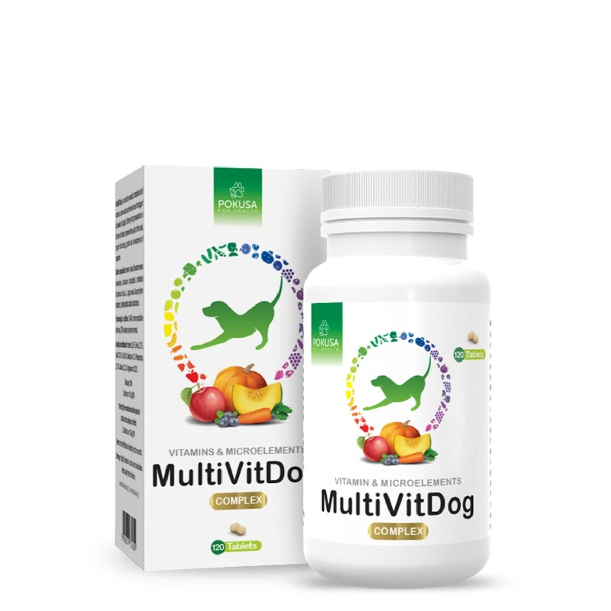 Pokusa Green Line MultiVit Dog 120 tabl. - Kompleks witamin dla psa