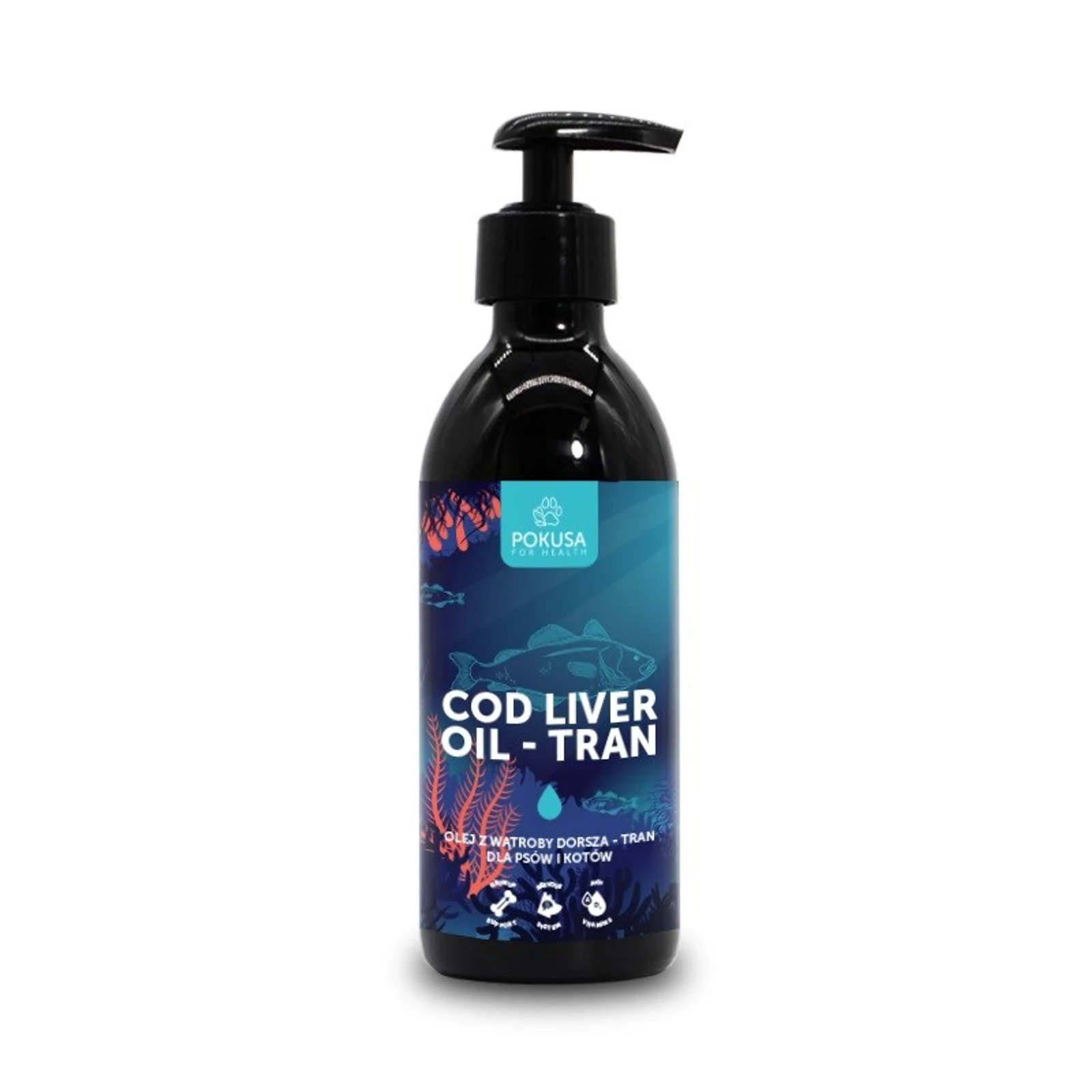 Olej z wątroby dorsza Pokusa Oceanic Line 250ml