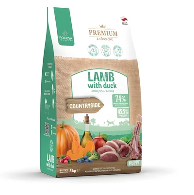 Karma sucha Pokusa Premium Selection Jagnięcina z Kaczką 3kg