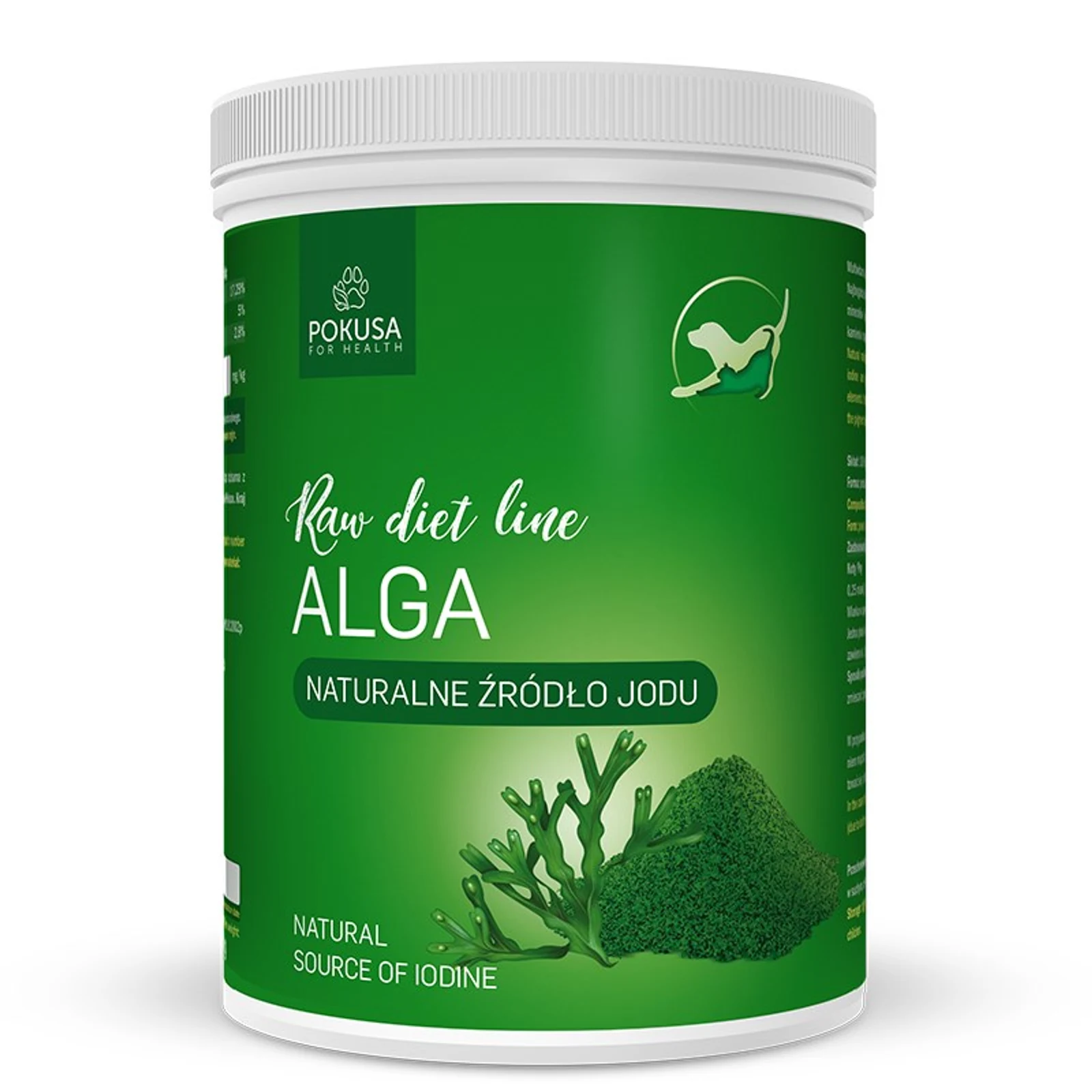 Pokusa Raw Diet Line BIO Alga 1200g - Suplement diety z algami morskimi