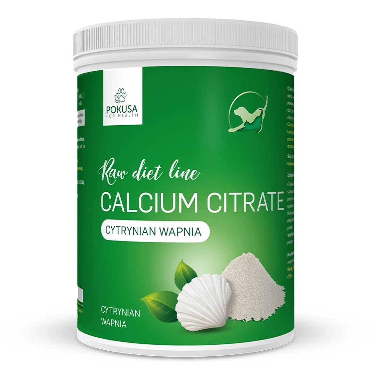 Pokusa Raw Diet Line Cytrynian Wapnia 1000g