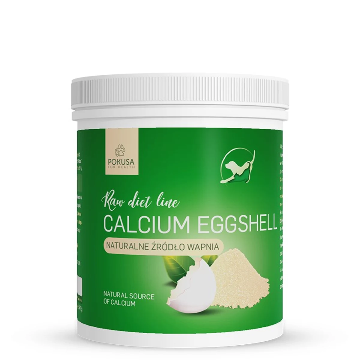 Pokusa Raw Diet Line - Skorupki Jaj w Proszku 500g