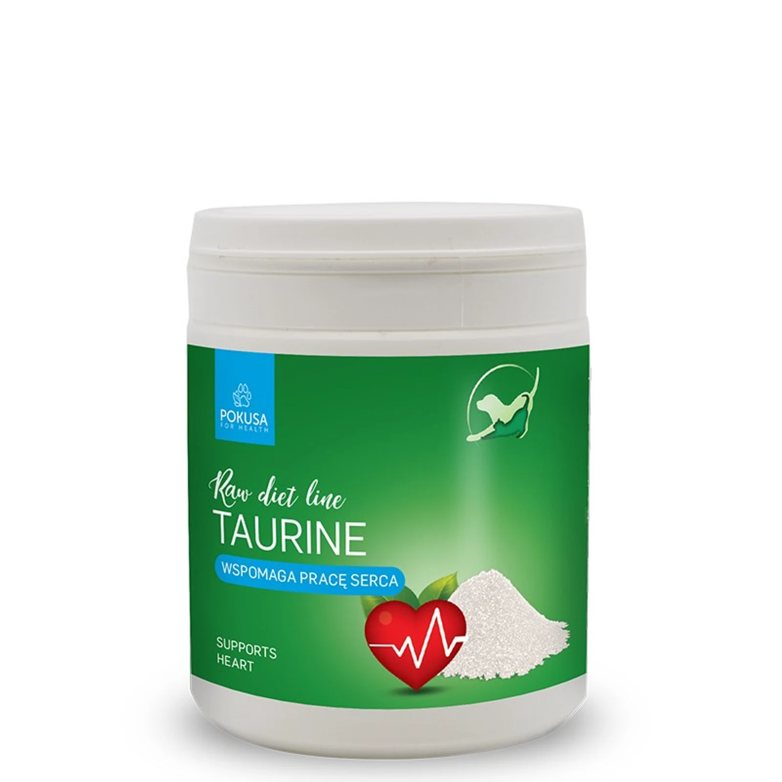 Tauryna w proszku Pokusa Raw Diet Line 150g - Plastikowy słoik