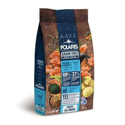 Karma sucha Polaris dla szczeniąt. Łosoś i indyk. 12kg