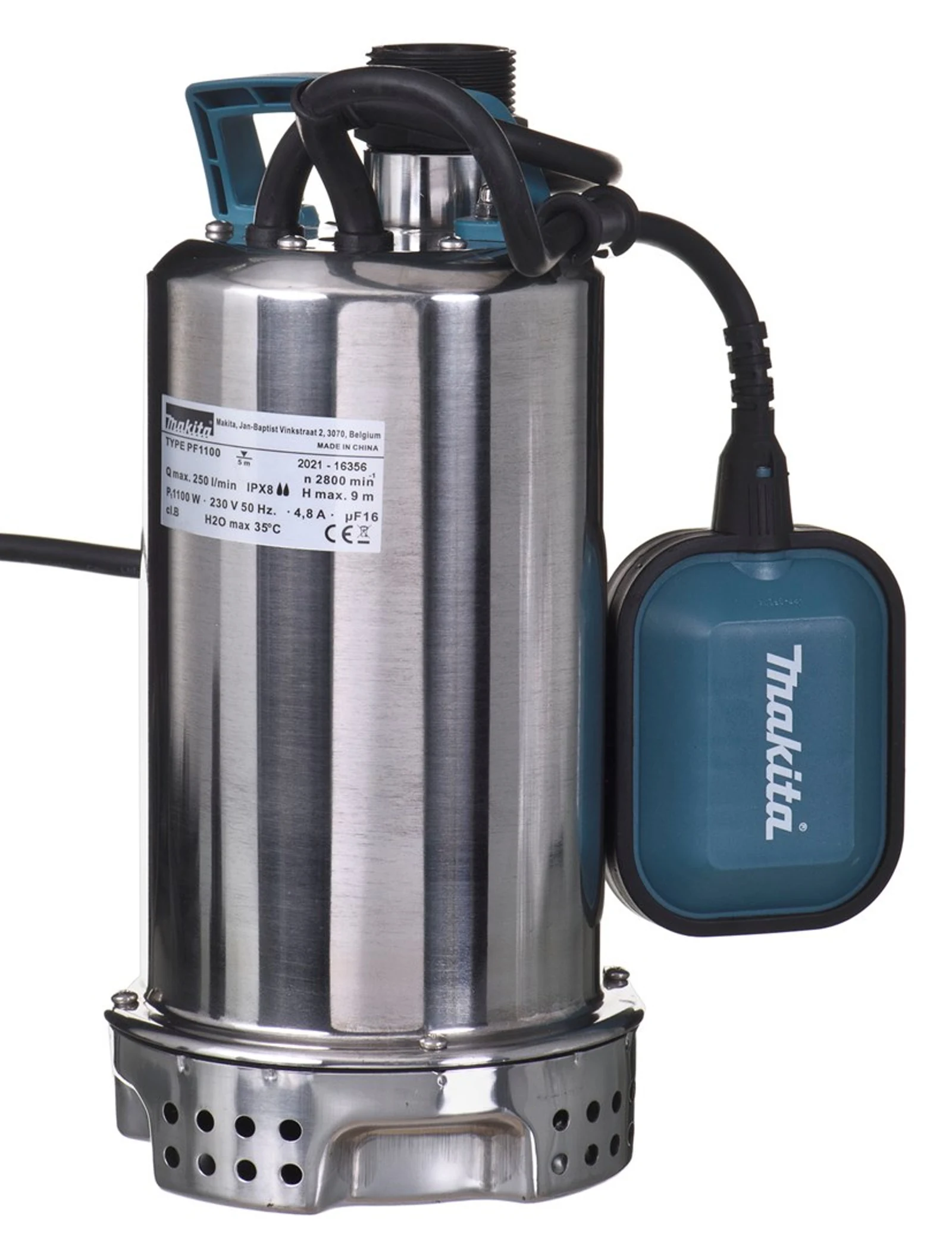 Pompa zanurzeniowa Makita PF1100 - Turkusowa — zdjęcie 1 z 6