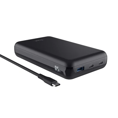 Powerbank Trust Laro 100W Czarny 100W