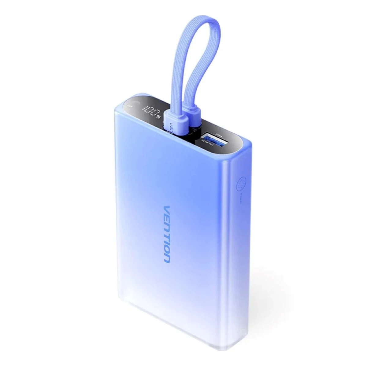 Powerbank Vention 10000 mAh USB-C + Lightning + USB-A Niebieski