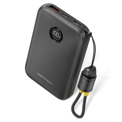 Powerbank Vention 10000mAh z 2 portami USB-C i 1 USB-A