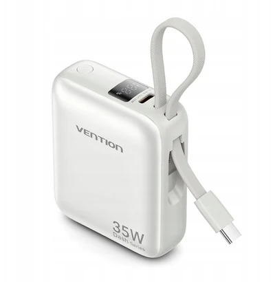 Powerbank Vention 10000mAh 35W PD Beżowy