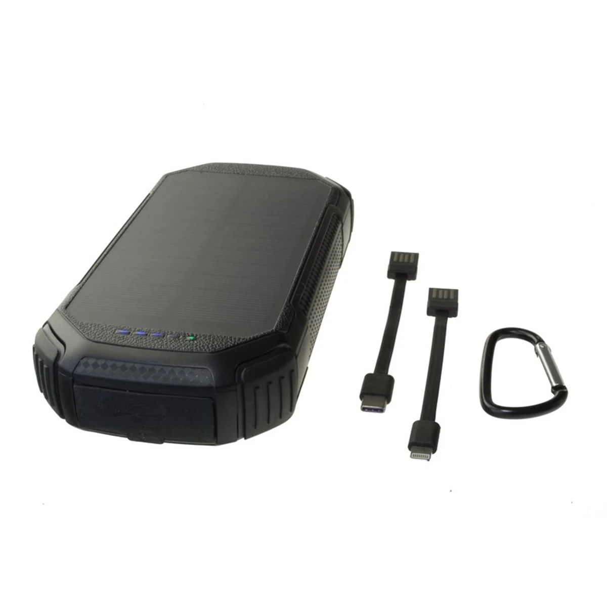 Ładowarka solarna Powerneed Power Bank 20000mAh czarna