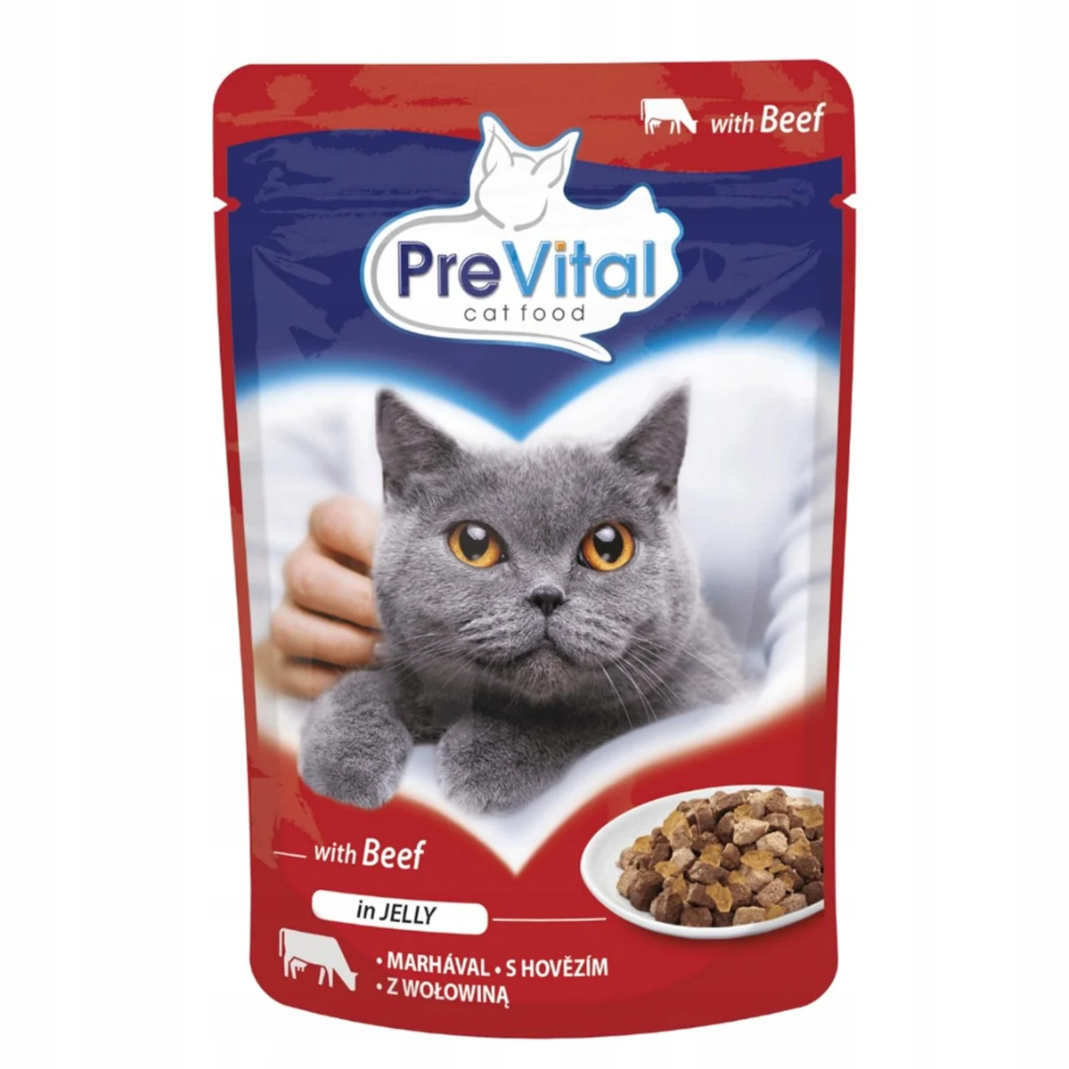 PREVITAL wołowina w galaretce 100g