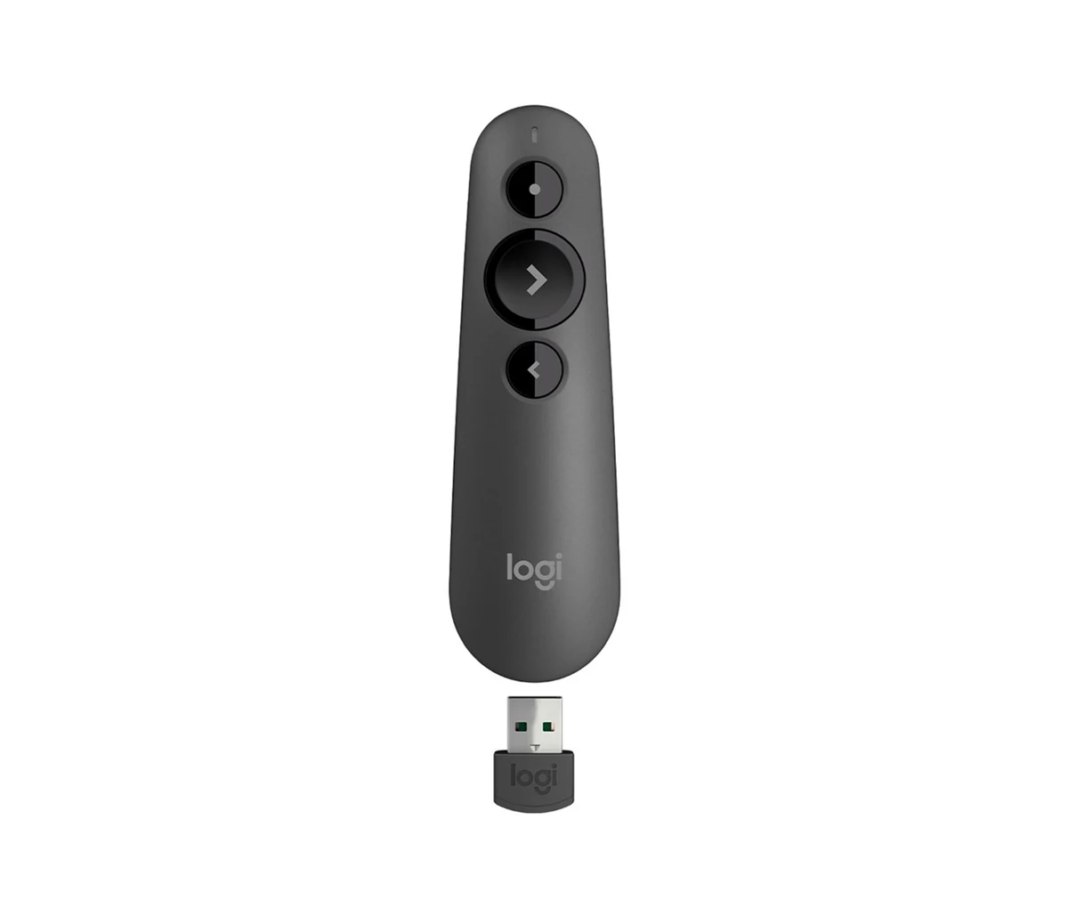 Prezenter Logitech R500 Graphite - Czerwony Laser