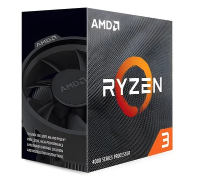 Procesor AMD Ryzen 3 4100, 3 rdzenie, 3.4 GHz, 6 MB cache, BOX