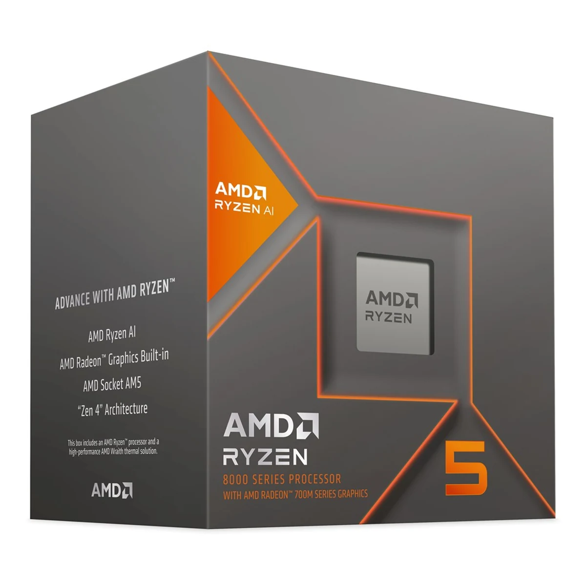 Procesor AMD Ryzen 5 8600G, AM5, 6 rdzeni, 4.7 GHz, 16 MB cache