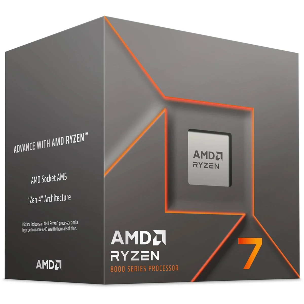 Procesor AMD Ryzen 7 8700F - BOX Czysta nazwa: Procesor AMD Ryzen 7 8700F (8 rdzeni, 16 wątków, 4.5 GHz, 70W TDP) - wersja pudełkowa