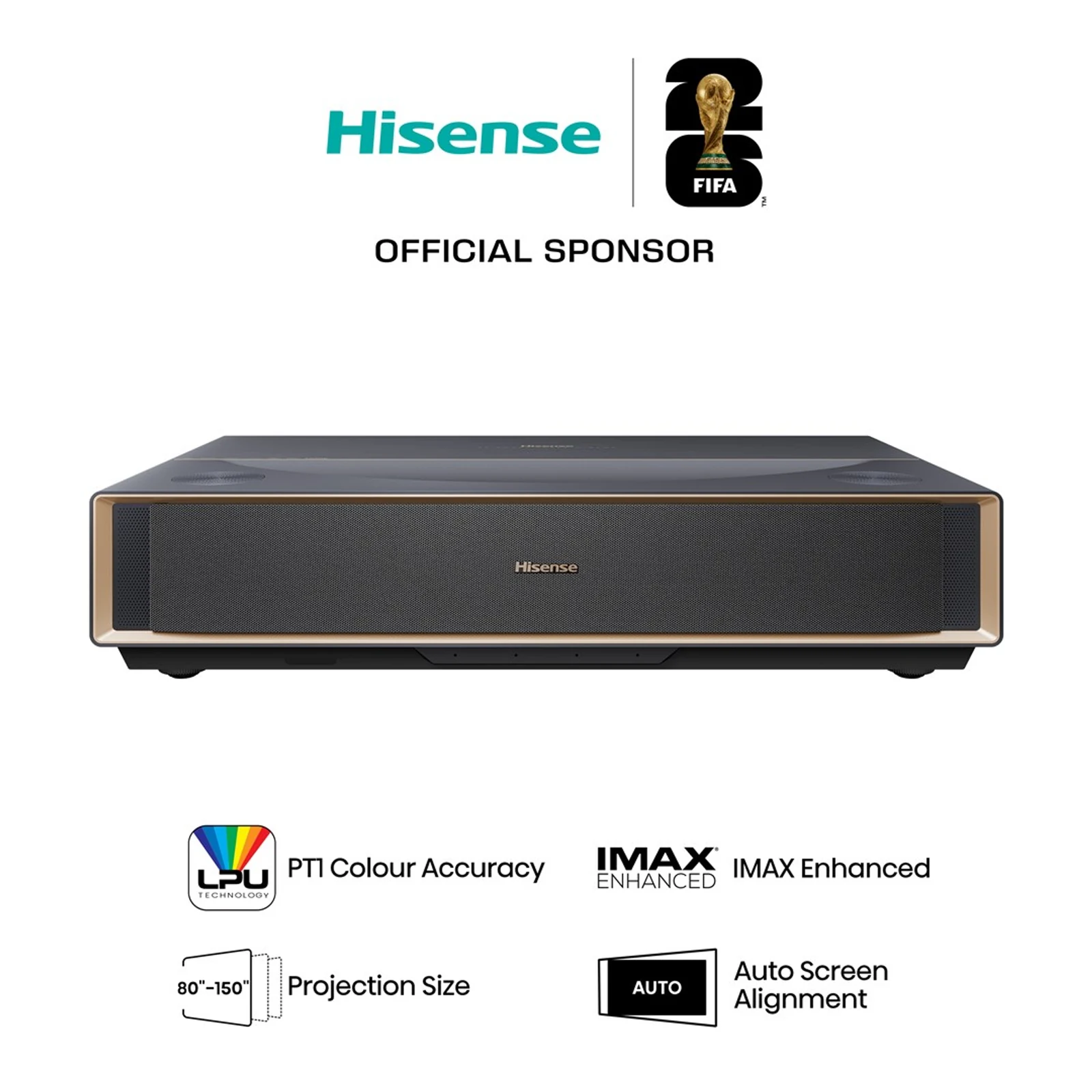 PROJEKTOR HISENSE PT1 LASER 4K - HDR10 i Dolby Vision — zdjęcie 1 z 8