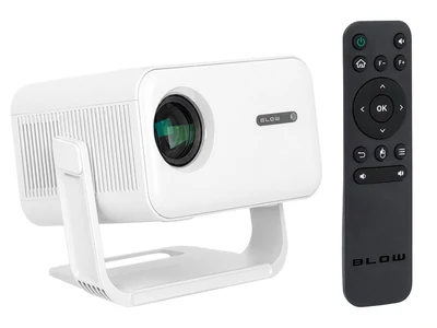 Projektor przenośny BLOW MaxView AndroidTV FullHD biały