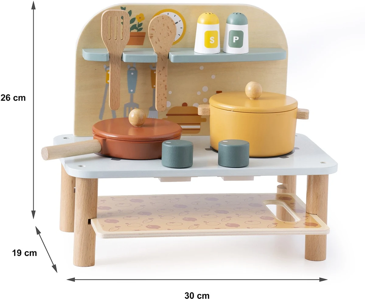 PROMIS MINI KUCHNIA DREWNIANA DLA DZIECI KD08