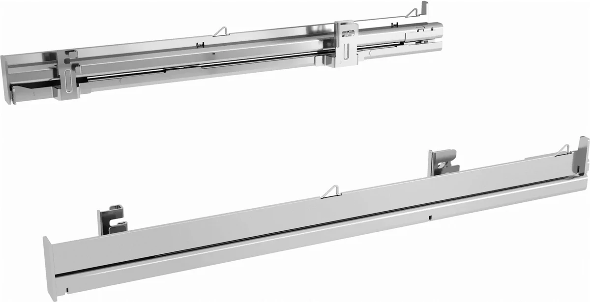 Prowadnice teleskopowe 1 poziomowe SIEMENS HZ638000 stal nierdzewna