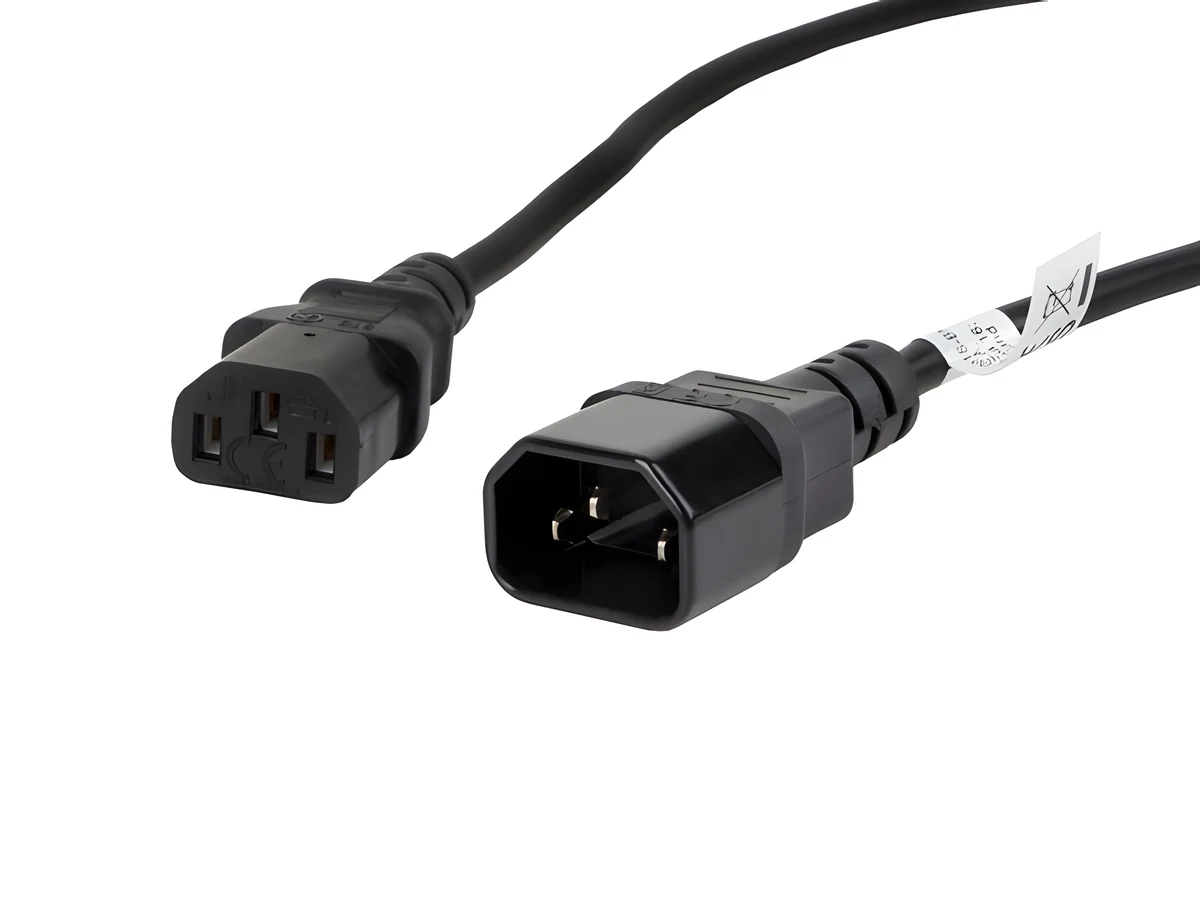 Przedłużacz Lanberg CA-C13E-11CC-0018-BK, 1,8m, czarny