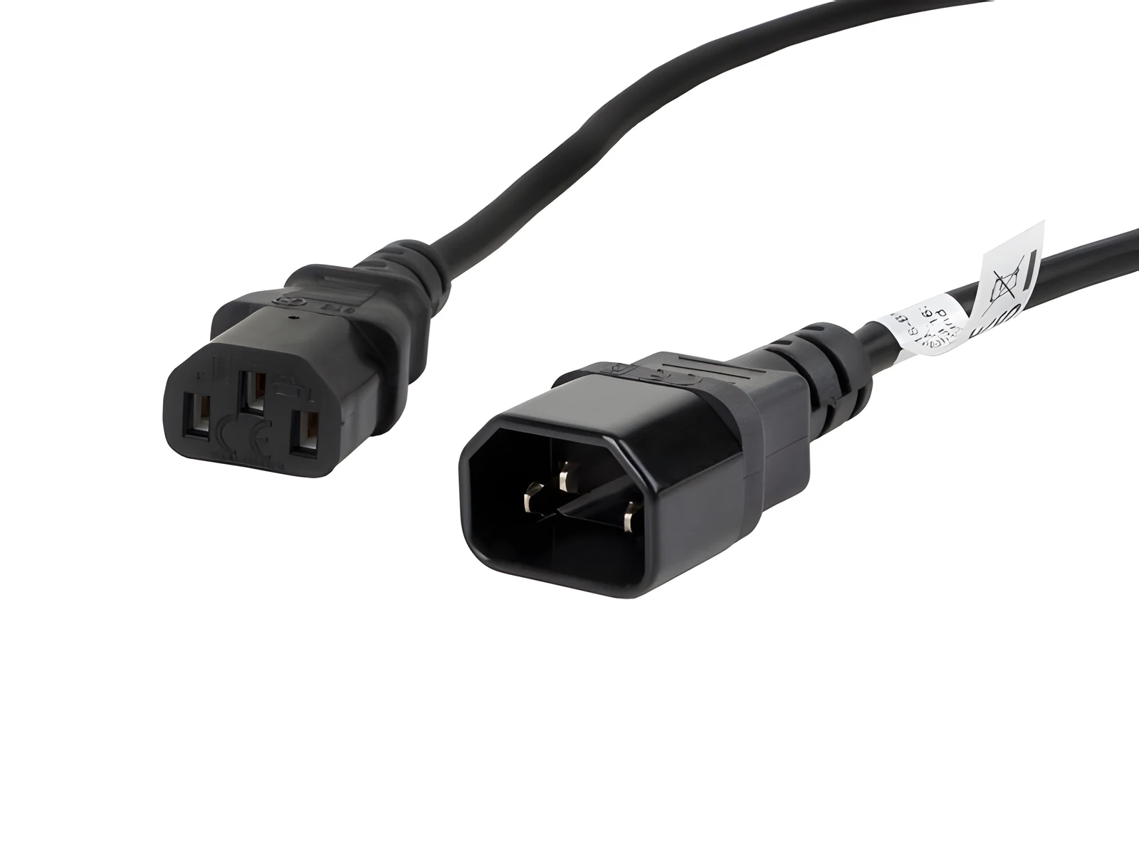 Przedłużacz zasilający Lanberg CA-C13E-11CC-0018-BK, 1,8m, czarny — zdjęcie 1 z 4