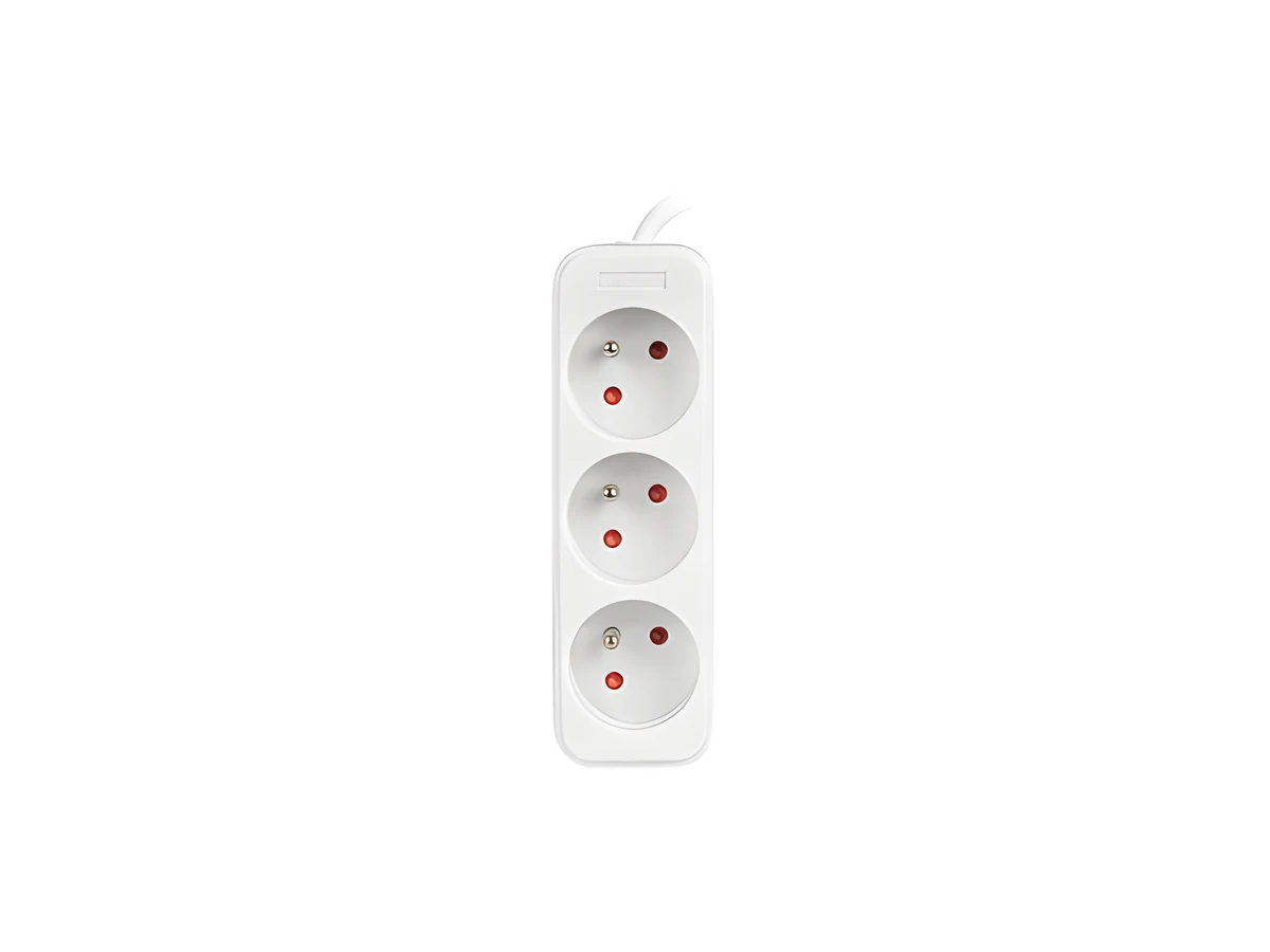 Przedłużadz Lanberg PS0-03E-0150-W, 1,5m, biały