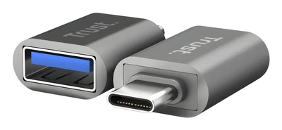 Adapter TRUST Calyx USB-C na USB-A (2 sztuki)