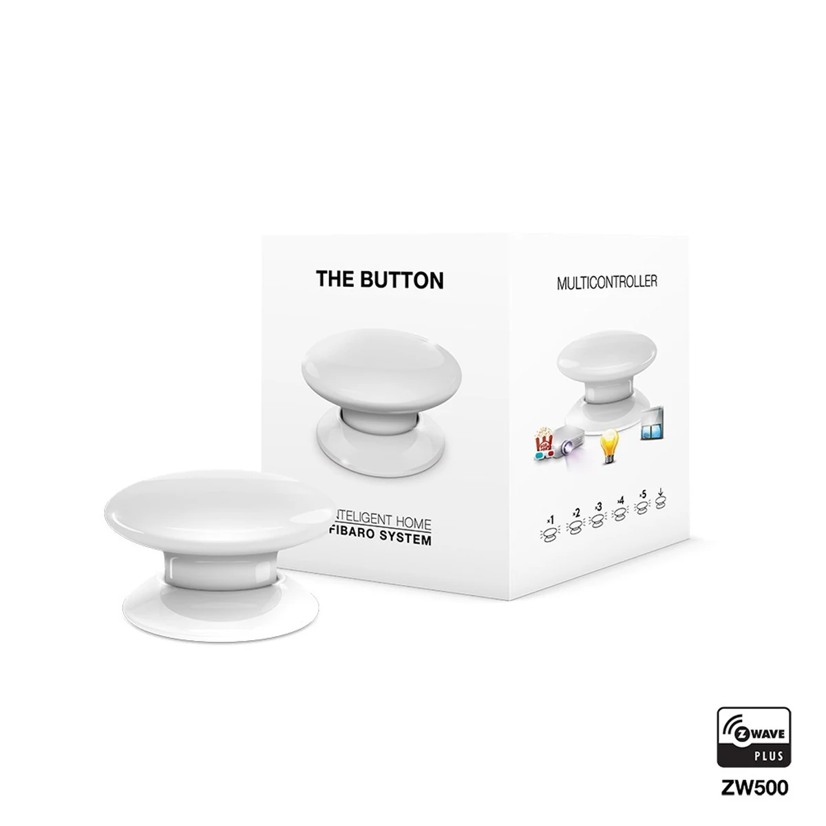 Przycisk FIBARO The Button FGPB-101-1 ZW5, biały