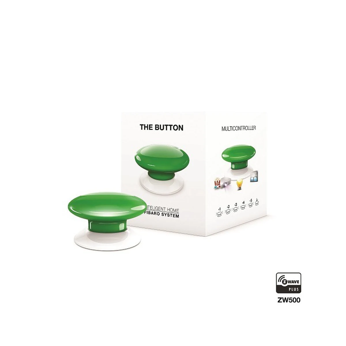 Przycisk FIBARO The Button, zielony FGPB-101-5 ZW5