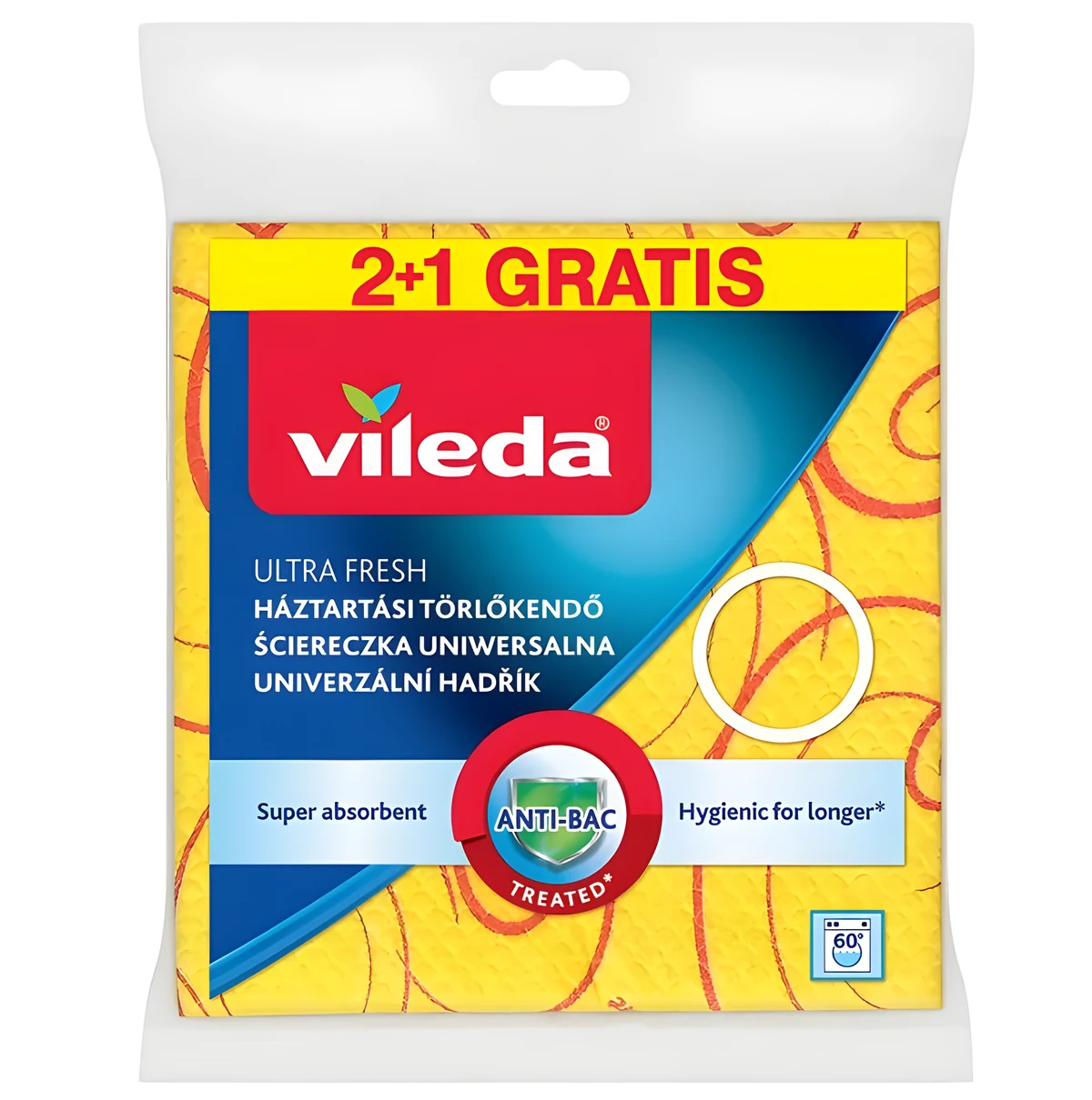 Ścierka uniwersalna Vileda 3D (3 sztuki)