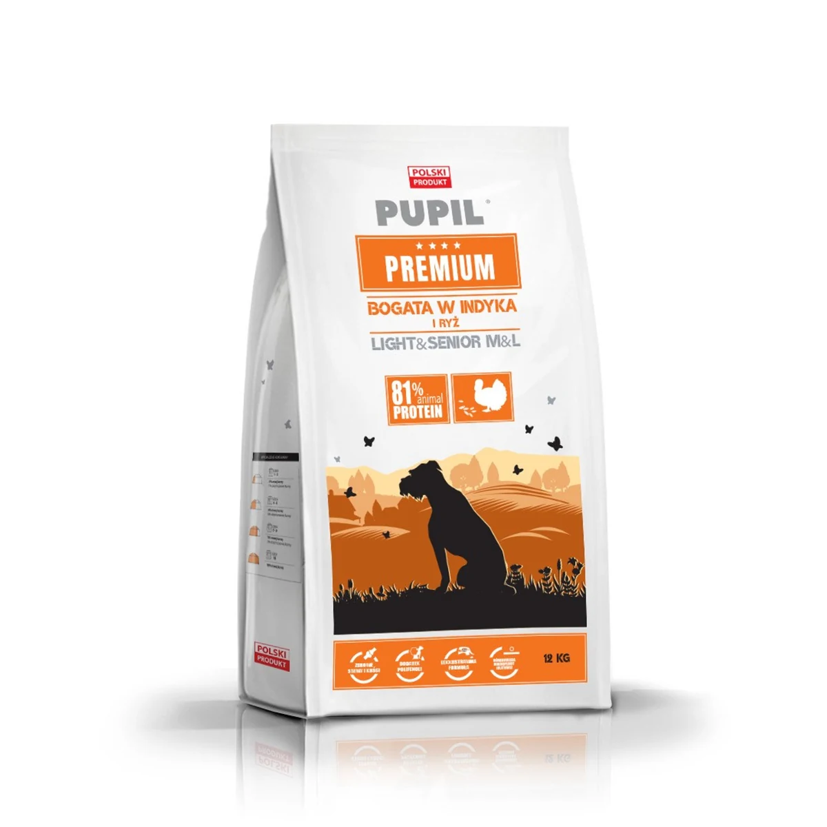 PUPIL PREMIUM M&L Light&Senior 12kg Indyk