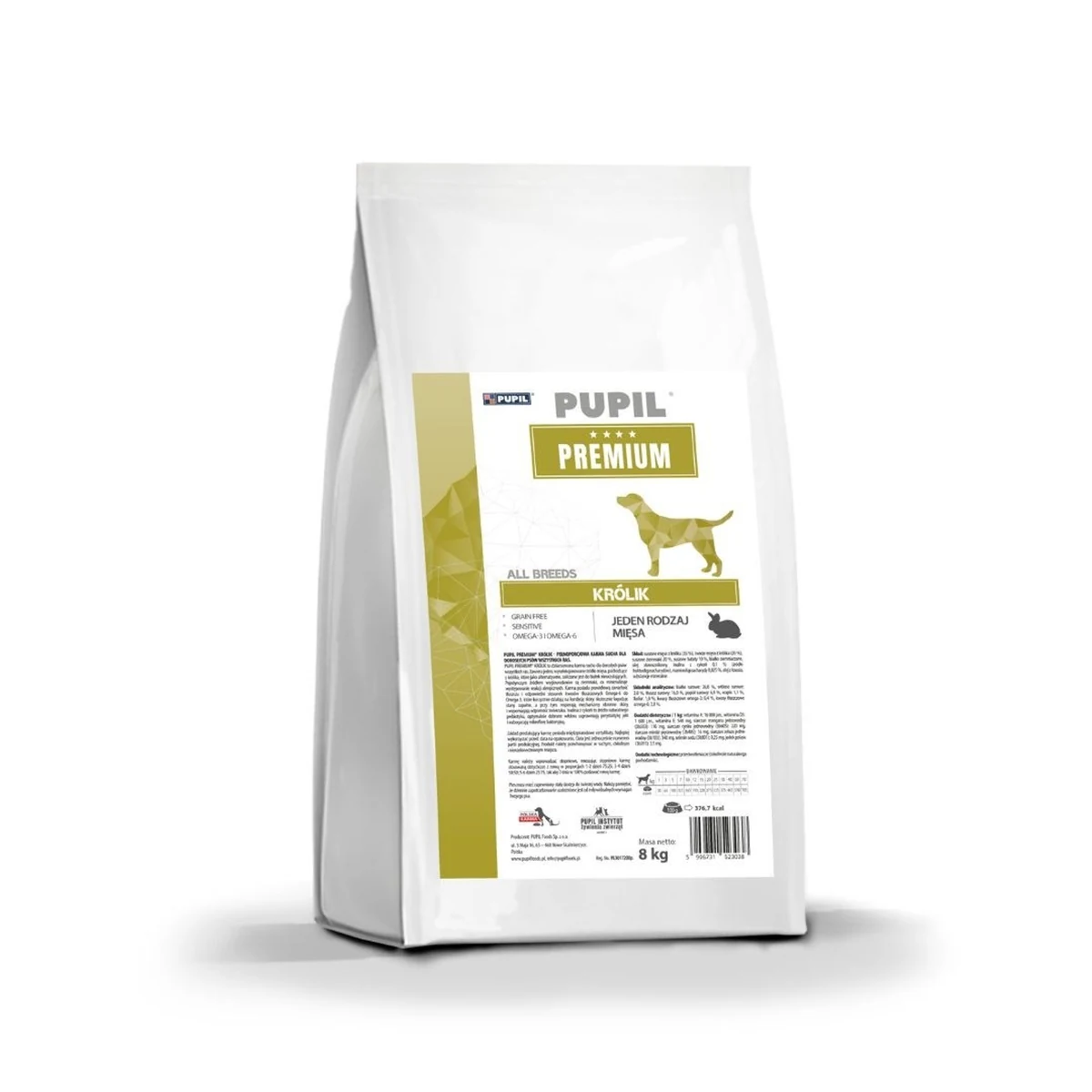 PUPIL Premium mono All Breads 8 kg - Sucha karm