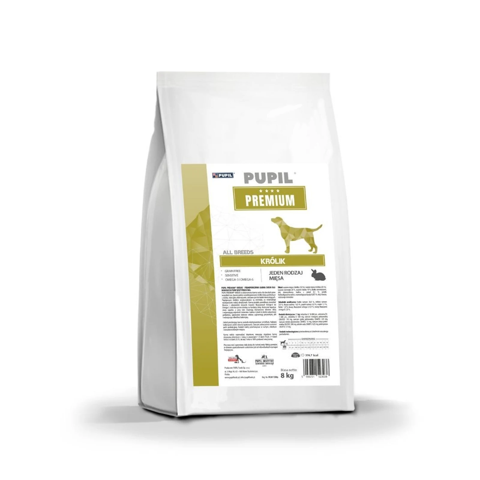 PUPIL Premium mono All Breads 8 kg - Sucha karm — zdjęcie 1 z 4
