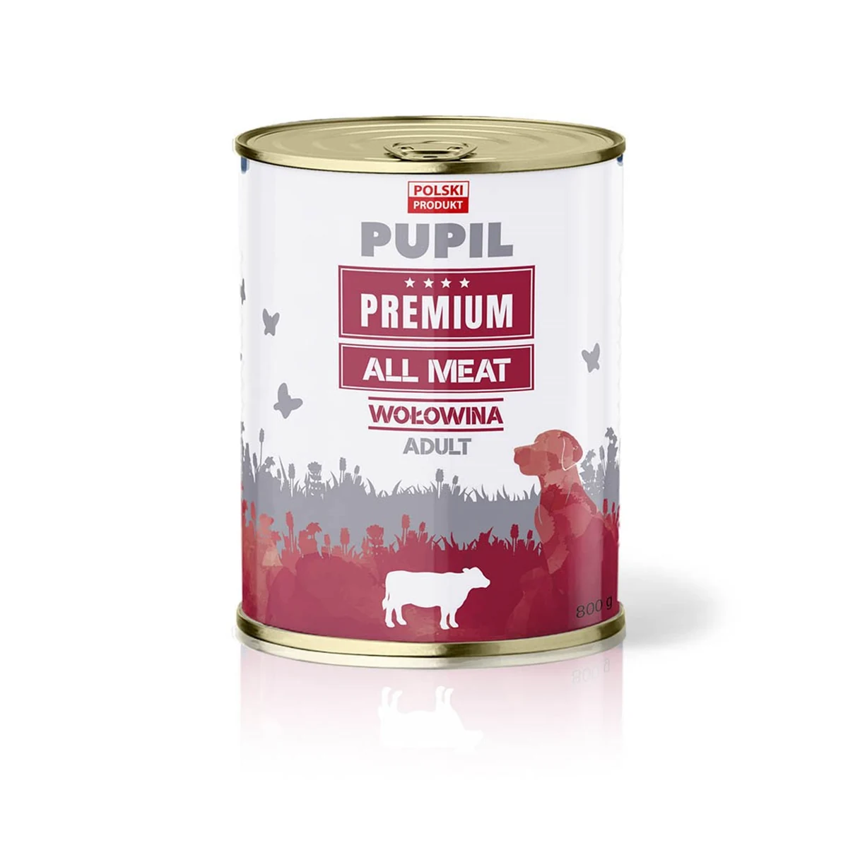 PUPIL PREMIUM Wołowina 800g - Karma Mokra