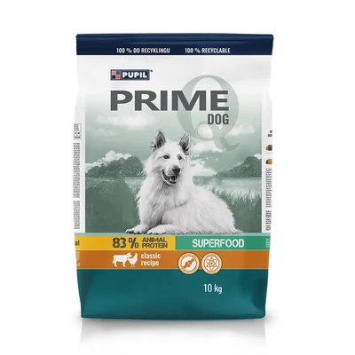 Karma sucha PUPIL Prime 10 kg - Wołowa dla dorosłych psów