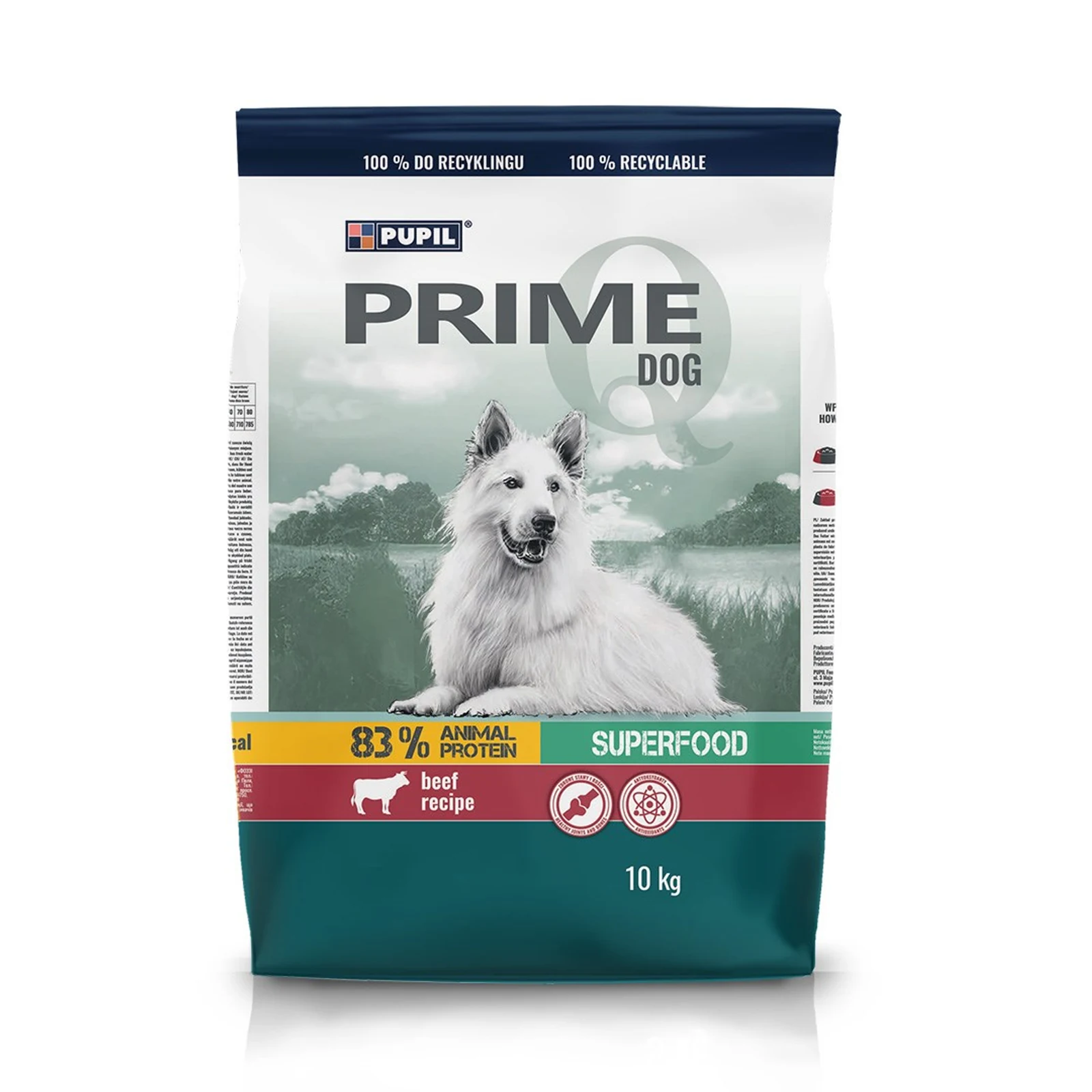 PUPIL Prime 10 kg - Wołowina z Warzywami — zdjęcie 1 z 4