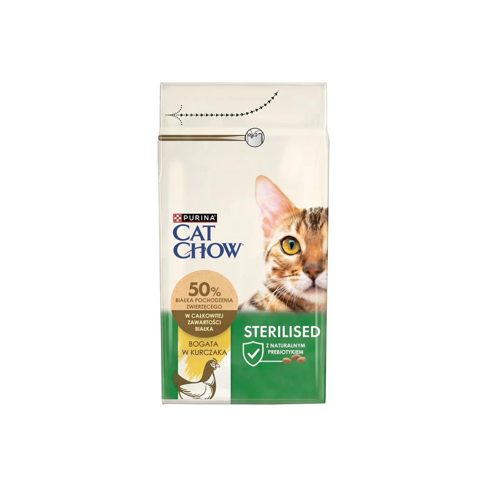 PURINA CAT CHOW Sterilized - sucha karma 1,5 kg — zdjęcie 1 z 8