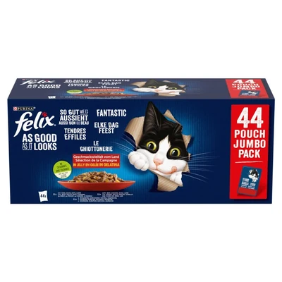 Karma mokra dla kota PURINA Felix Active - 44 saszetki po 85g