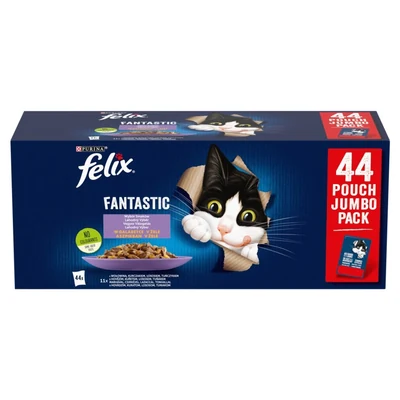 Karma mokra dla kota PURINA Felix Active Mieszanka 44 szt. x 85g